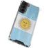 Argentina Flag Distressed Galaxy S22 Clear Case